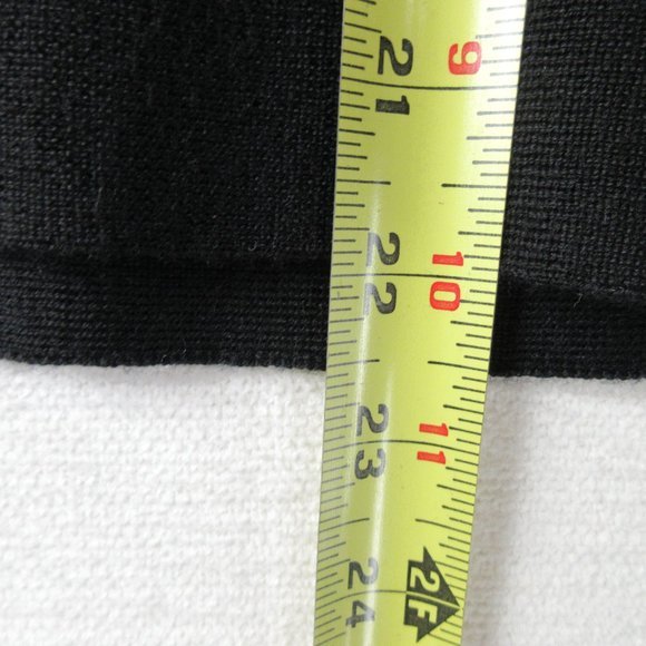 Eileen Fisher Merino Wool Long Sleeve Sweater Size M Black R17JN - Picture 8 of 10